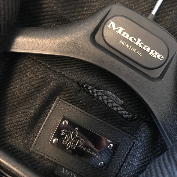 Authentic Mackage black women wool blend coat XS - Picture 3 of 7